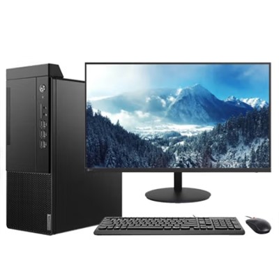 聯(lián)想（Lenovo）M450 臺(tái)式計(jì)算機(jī)商用辦公臺(tái)式機(jī)電腦主機(jī)+23.8顯示器(i5-12500 16G 1TB固態(tài) 23.8)